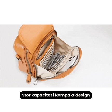 Selene™ Axelremsväska i läder med RFID-teknik